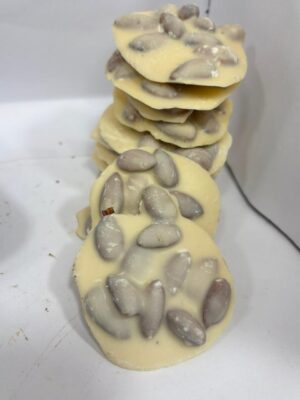 White roasted almond chocolate (Belgium)