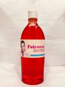 Fairness face wash.