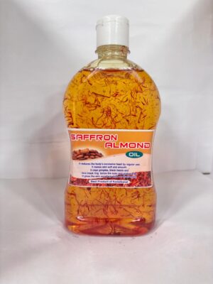 Saffron almond oil