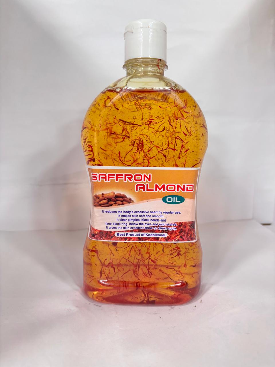 Saffron almond oil
